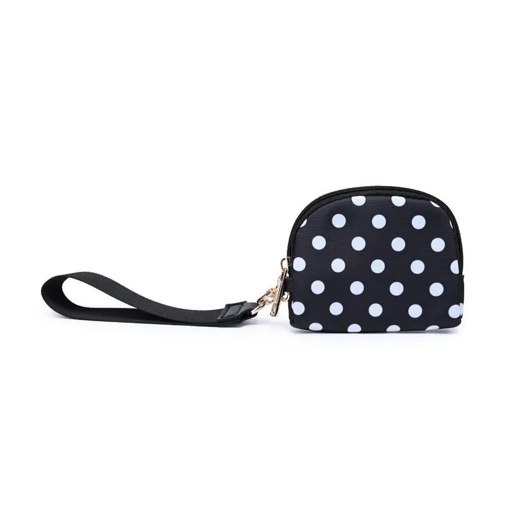 URBAN EXPRESSIONS NWT 2 Piece, Link & Carry, Polka Dot Wristlet